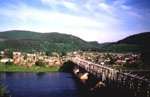 Мост через Ману и пос. Усть-Мана